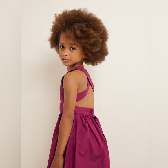 🍒 NWT Bonpoint Gladys burgundy/purple dress Size 10